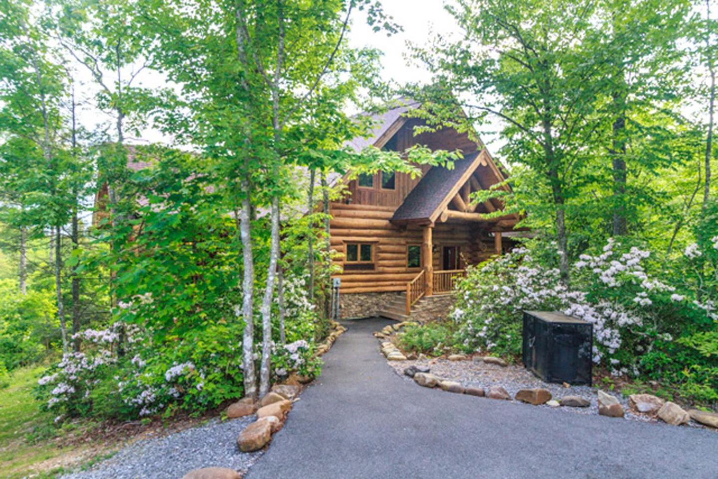 Big Bear Ridge Lodge - Breathtaking Mountain Views And Private Forest Scenes In Amazing Large Log Cabin Gatlinburg Exterior photo